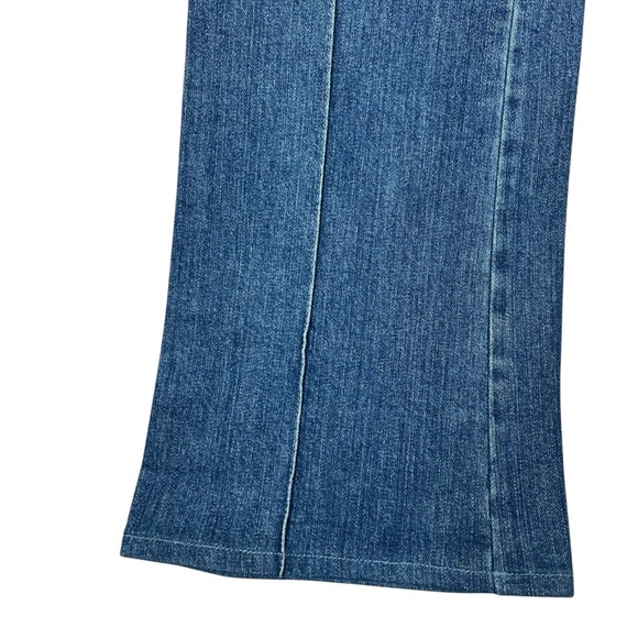 Stella McCartney Denim Jeans Bootcut Women Size 28 Blue  Flip Pockets Patched - Picture 12 of 15